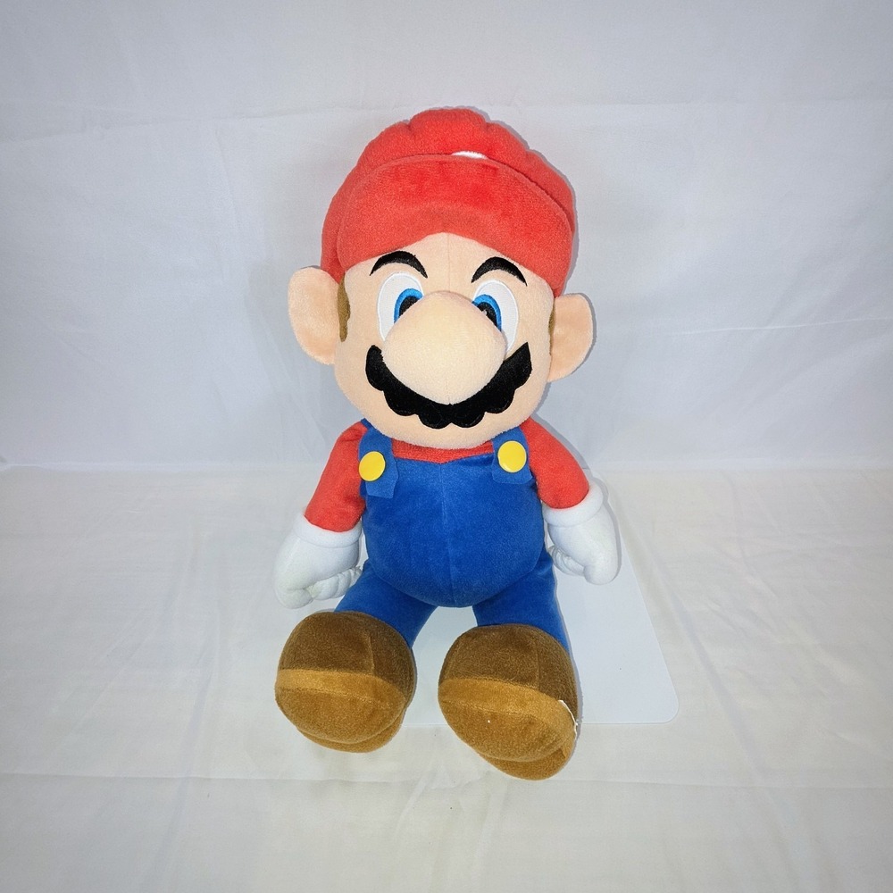 Super Mario Bros Mario Jumbo Plush 22" Large Stuffed Toy Nintendo 2012